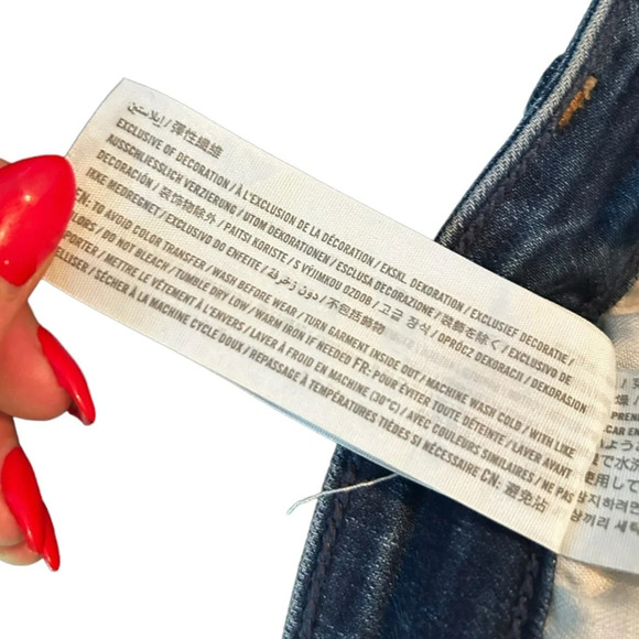 Abercrombie & Fitch Curve Love 25/0 Short Super Skinny Ankle High Rise Jeans - Picture 12 of 12